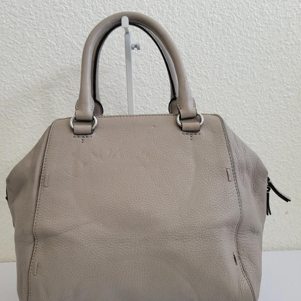 Tory Burch Pebbled Leather Satchel